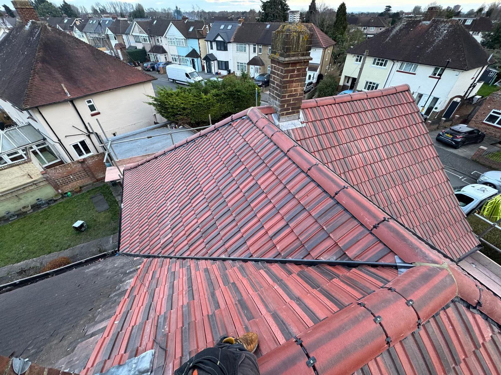Hip Roof Re-tile – Dorset